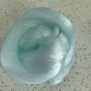 Blue metallic pearl clear slime (Borax free)